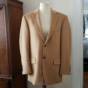 Men's camel hair blazer